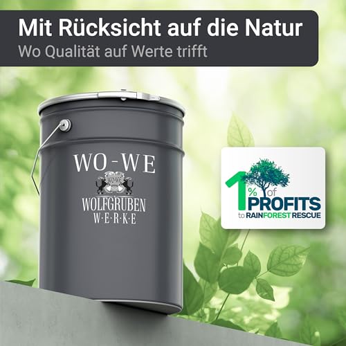 WO-WE Bodenfarbe Bodenbeschichtung Betonfarbe W700 Anthrazit Grau ähnl. RAL 7016-5L