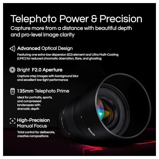 Rokinon 135mm F2.0 ED Telephoto Lens