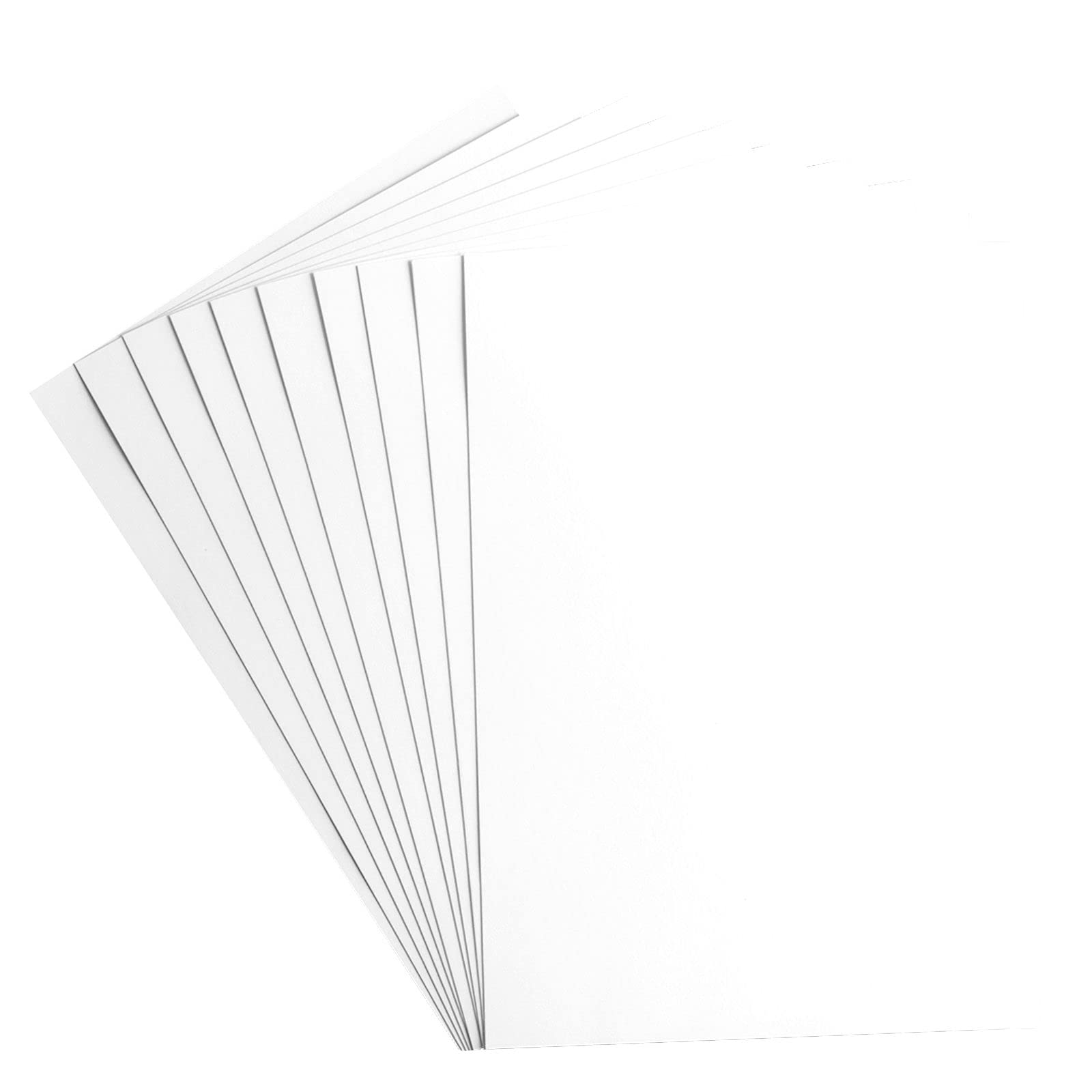Florence Papier Cartonné Blanc Lisse - A4-10 feuilles - 216 g/m² - Papier pour Scrapbooking, Carterie, Perforation et Faire Part de Mariage