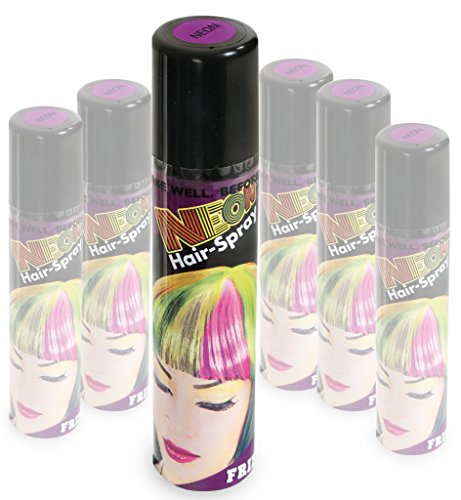 Hair Sray Neon Purple, 100ml, Carnival * NEW Pibivibi