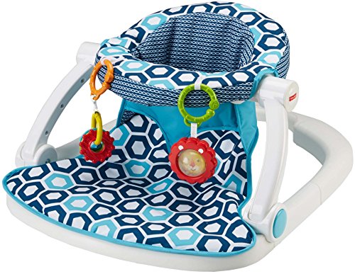 Fisher-Price Portable Baby Chair, Sit-Me-Up Floor Seat With 2 Removable Toys & Washable Seat Pad, Honeycomb [Amazon Exclusive] #TOP7