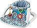 Fisher-Price Portable Baby Chair, Sit-Me-Up Floor Seat with 2 Removable Toys & Washable Seat Pad, Honeycomb