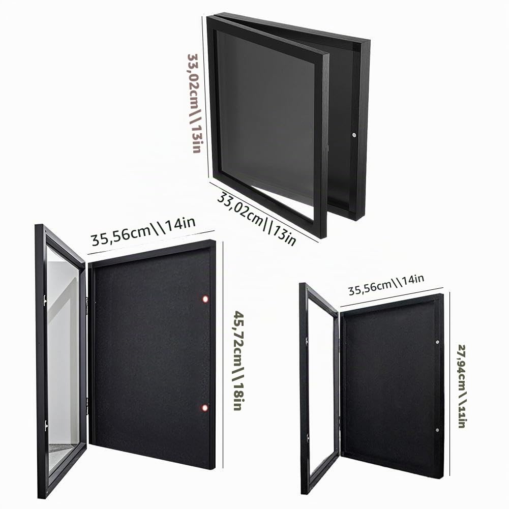 Cornice in legno per magliette, con copertura in acrilico con protezione UV, per baseball, basket, calcio, hockey, maglietta sportiva e uniforme