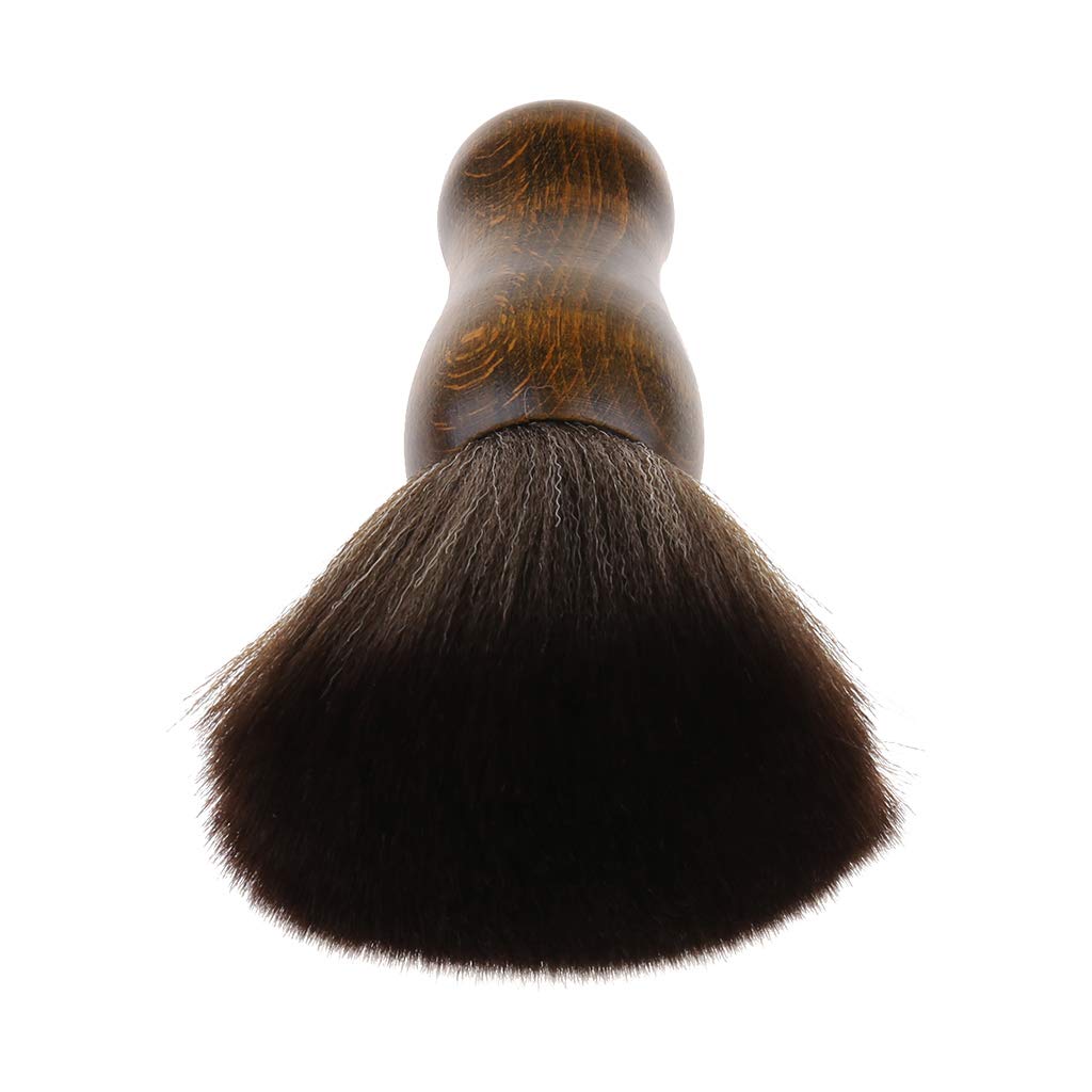 Brosse de nettoyage avec poignée en bois pour disques vinyles LP