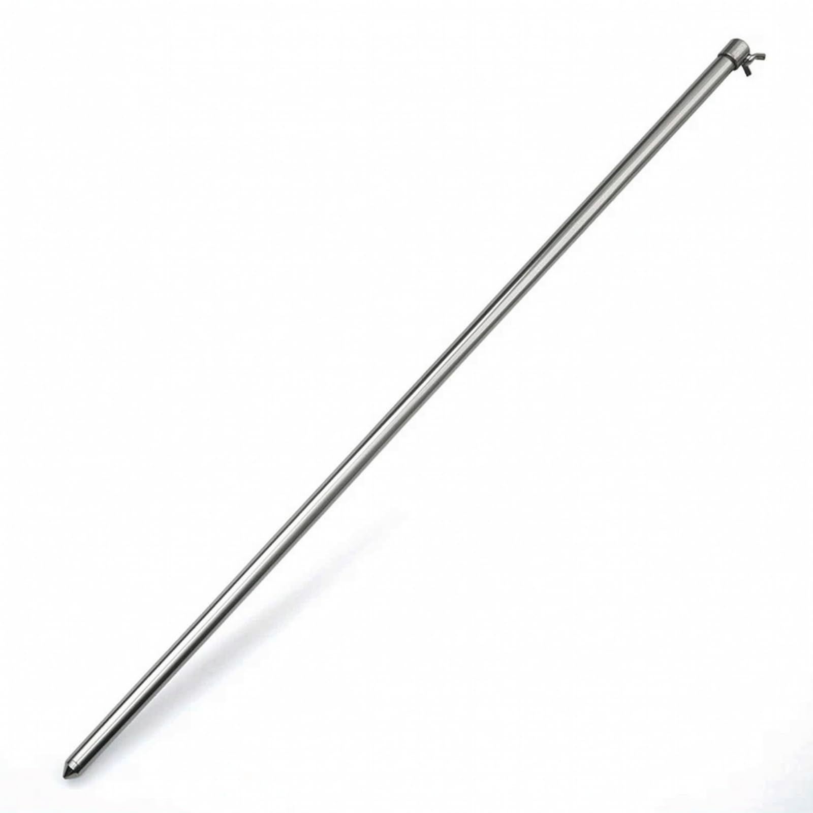 Support de Canne à Pêche Piquet Porte-cannes Support Ancrage Tige Cylindrique à Planter avec Serrage Rapide et Stable Adapté Rivière Camping, 76 Cm