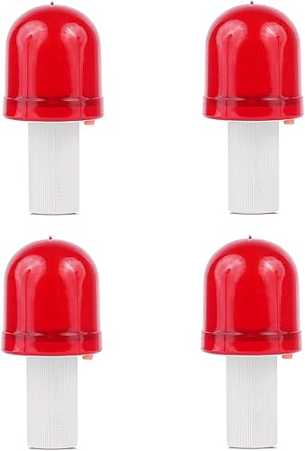 Miniatura 8 de BATTIFE Paquete de 2 luces LED de advertencia con cono de tráfico, lámpara de bloqueo de carretera de 360 grados visible con 3 modos intermitentes