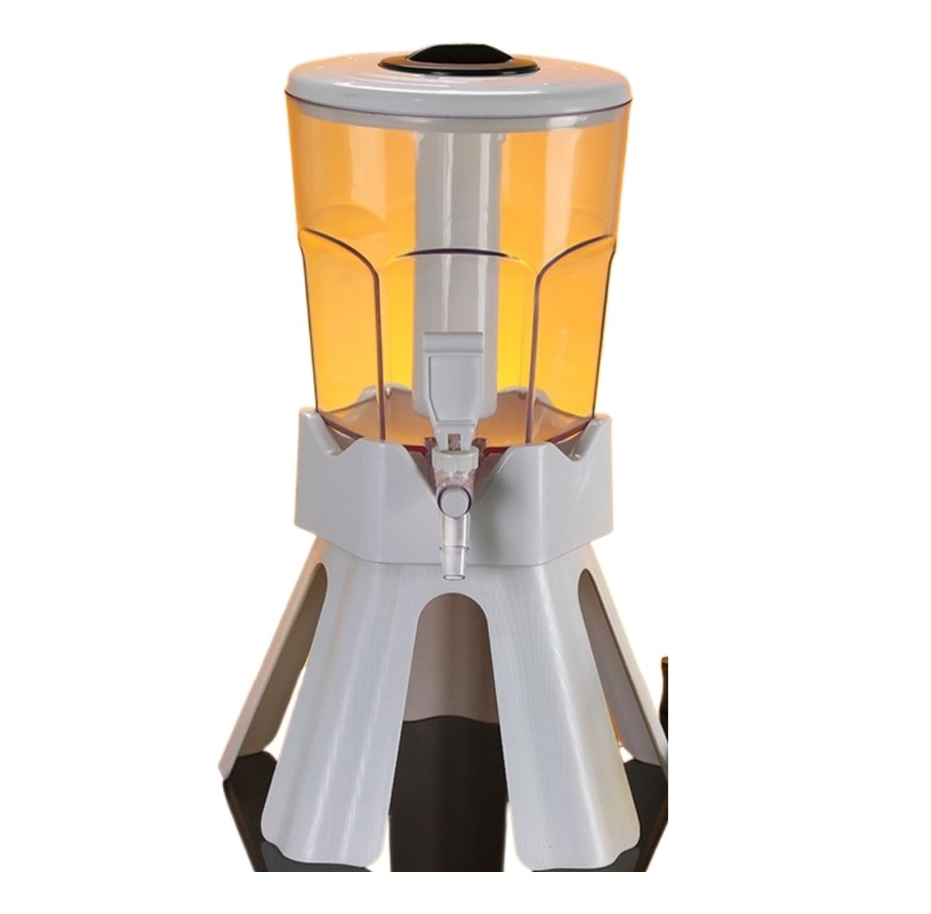 Distributore di Bevande, Bibite Torre For Bevande Con Dispenser Di Birra A Cubetti Ghiaccio For Feste Da Tavolo Botte per Vino(White)