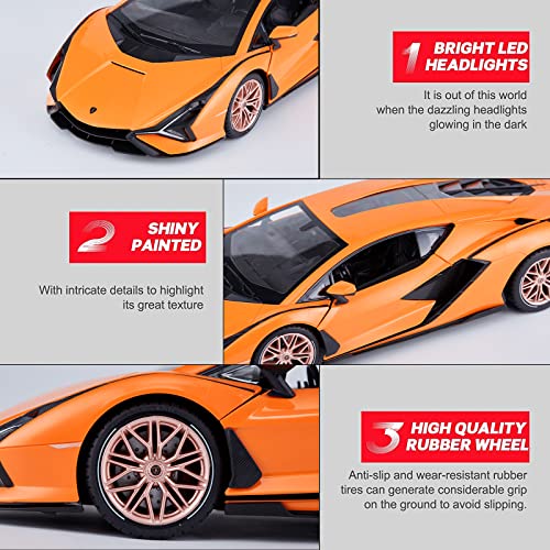 Räder Licensed Rc Series,R/C 1:14 Lambo Sian Remote Control Car, Electric Sport Racing Hobby Toy Car, Model Vehicle For Boys And Girls Teens And Adults Gift #TOP2