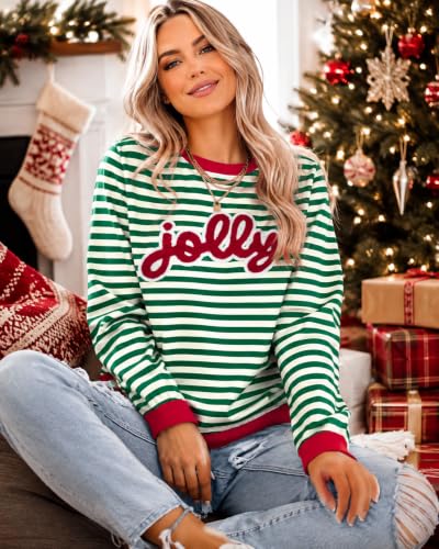 Merry Christmas Sweatshirts For Women Christmas Sequin Long Sleeve Shirts Ugly Xmas Sweater Patch Crewneck Pullover Top 2 Merry Christmas Sweatshirts For Women Christmas Sequin Long Sleeve Shirts Ugly Xmas Sweater Patch Crewneck Pullover Top - Image 3