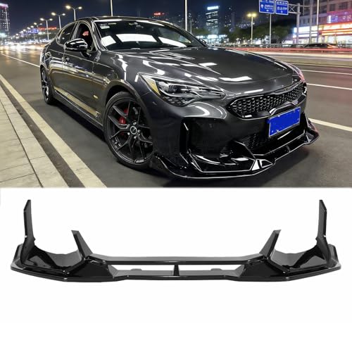 MUNALP Front Lip Splitter for Kia Stinger GT GT1 GT2 18-23 GT-Line 20-23