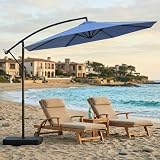 DoCred 10FT Cantilever Umbrella with Base Included