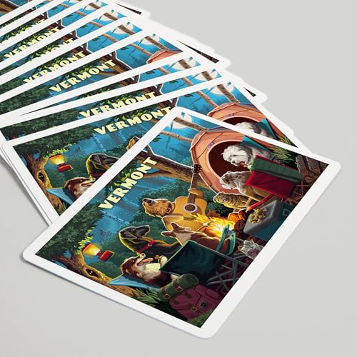 Juego de 52 cartas Poker Vermont Pack Life miniatura 5