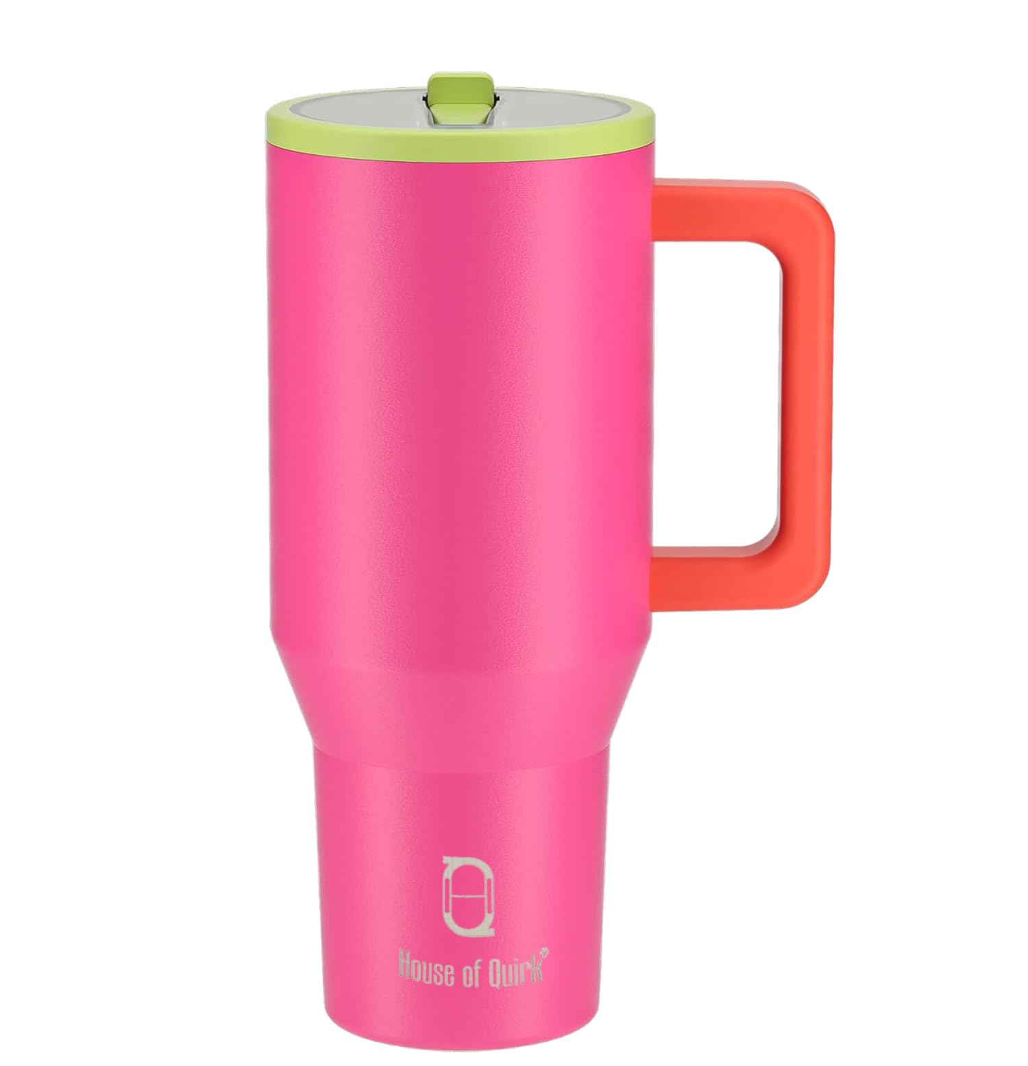 House of Quirk 1200ML Tumbler with Handle & Simple Flip Straw - Car Cup Holder Friendly, Leak Resistant Water Bottle-Reusable Insulated Stainless Steel & Rubber Base (Orchid) (B0DDXWLSFV) Amazon Price History, Amazon Price Tracker