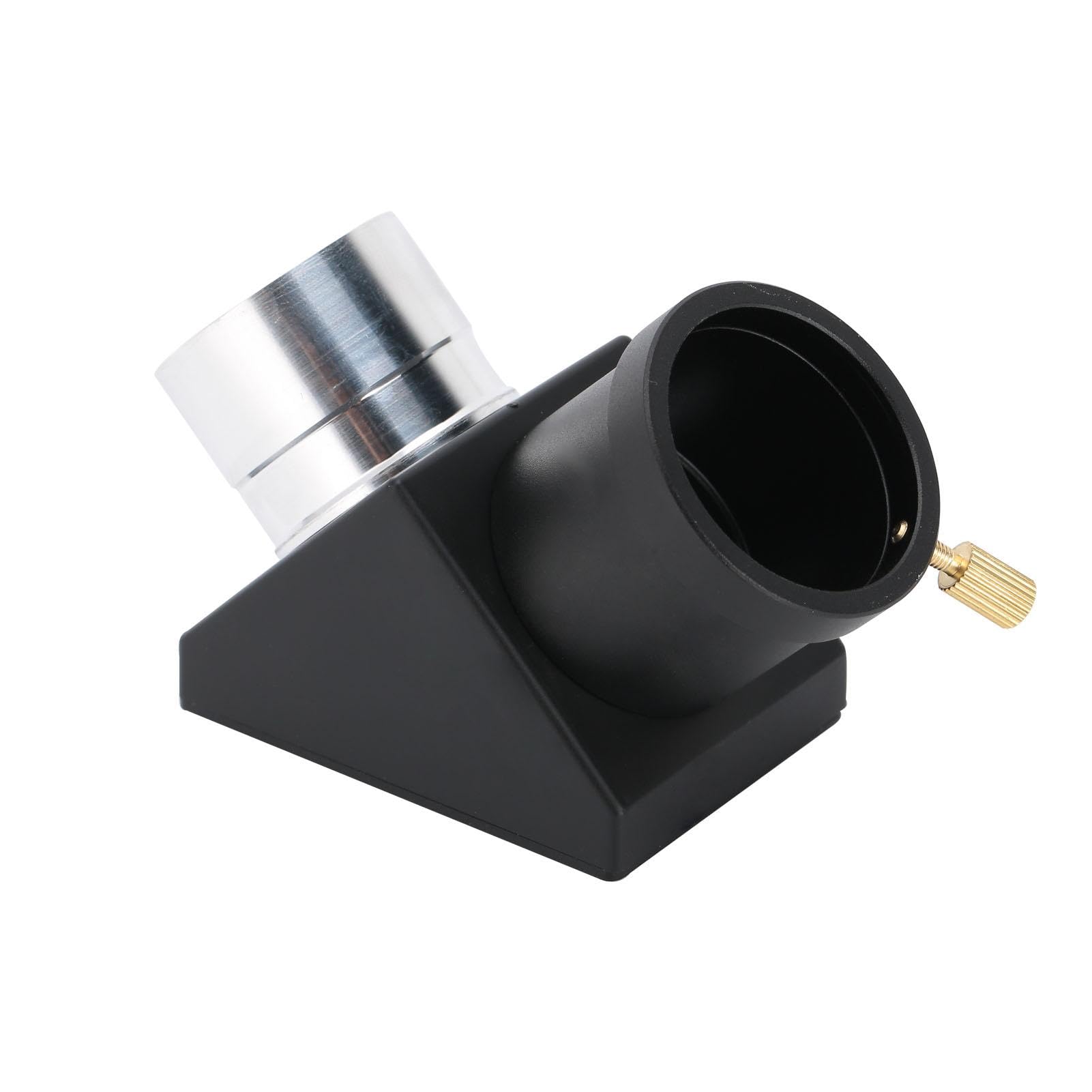 Nikou Specchio Zenith da 1,25" 90 Gradi per Telescopio, Diagonale Dielettrico Immagine Eretta, Adattatore Diagonale Specchio Zenith Prisma a Immagine invertita