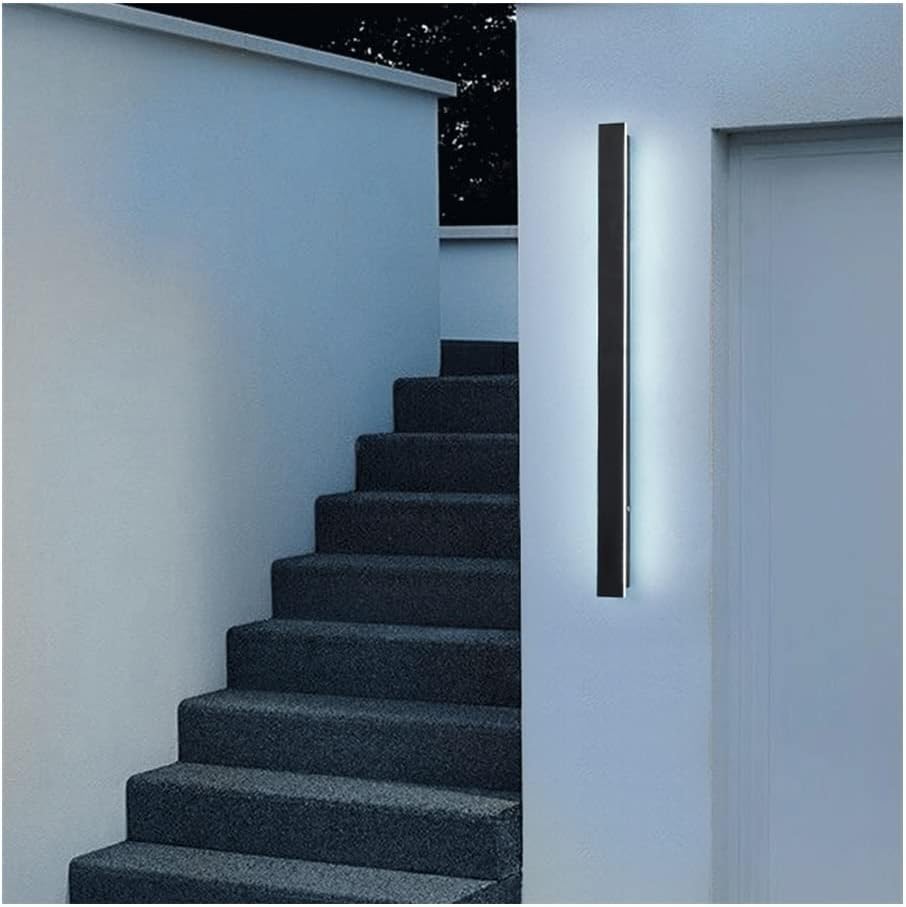 Applique murale extérieur LED alu luminaire moderne pour jardin et escalier