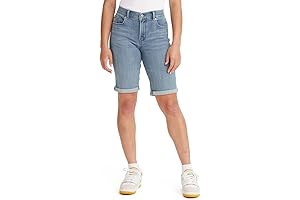 Levis Women's Bermuda Shorts: High-Waisted, Classic Comfort