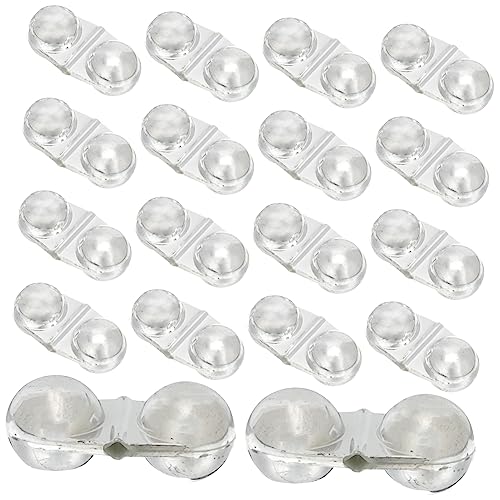 OSOLADY Fishing Alert Bells 25pcs Clip Bells Professional Dual Rattle Fishing Rod Alarm