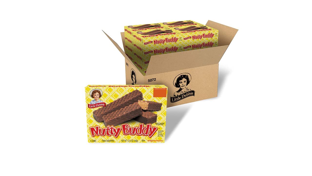Little Debbie Nutty Buddy 96 TwinWrapped Wafer Bars