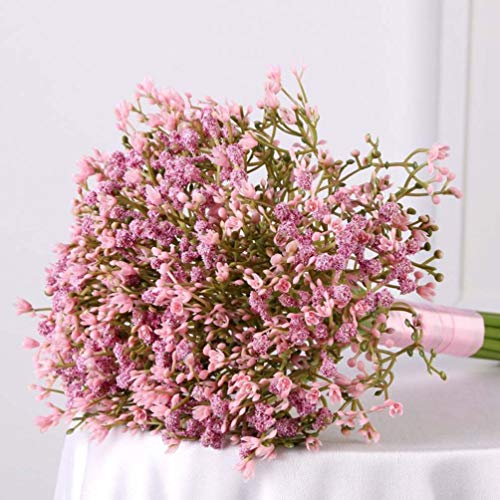 Gypsophile de fausses fleurs blanches bouquets durables haute qualité - 5