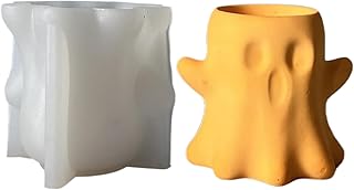 Renchey Gießformen | förmige Kerzenwachsform - Halloween Epoxy Gießform Für Düfte Kunsthandwerk Seife Gips Zement Zierguss Wohnaccessoires
