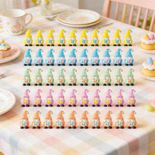 Nains miniatures déco extérieure et intérieure pour Pâques