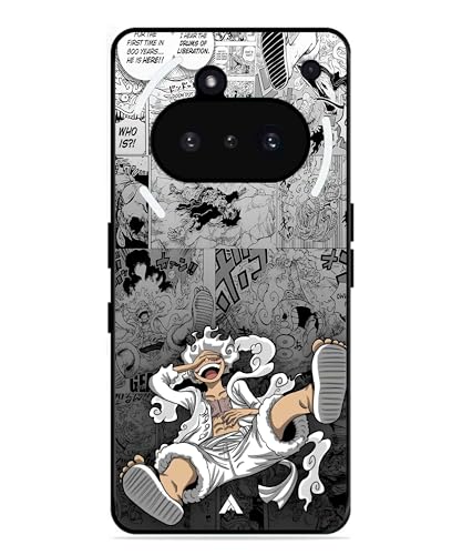 Image of Premium Anime 2 Case for Nothing Phone 3a (Glossy Finish) Soft-Touch Metal TPU Back Cover, Shockproof, Designer, Aesthetic Mobile Phone Case