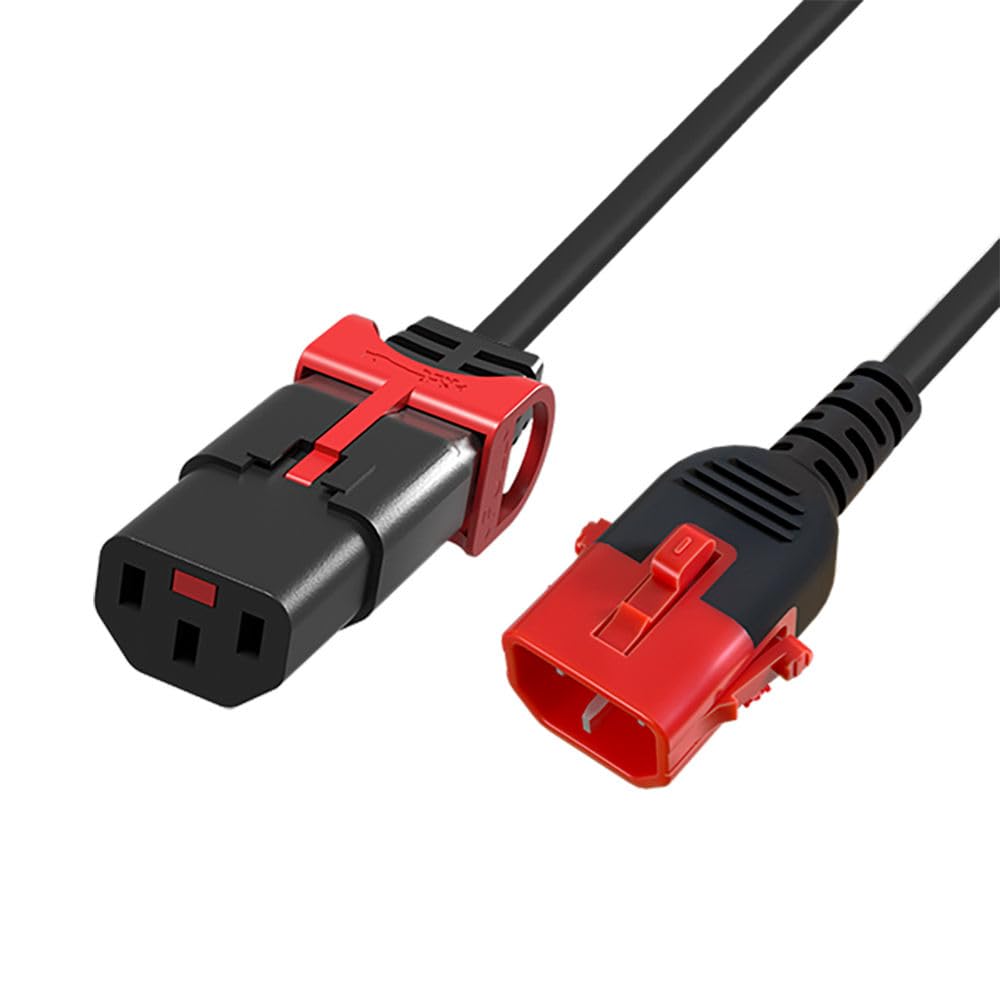 ACT C13 IEC Lock+ nach C14 IEC Dual Lock Netzkabel,…