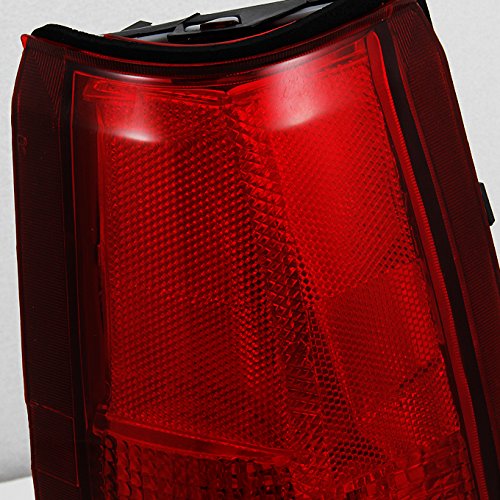 Akkon - For C/K C10 Series Blazer Sierra Suburban Pickup Truck Red Clear Rear Tail Light Brake Lamps Replacement #TOP2