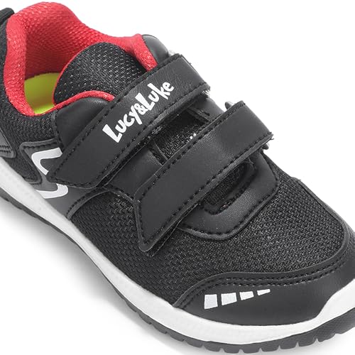 Image of Liberty Lucy & Luke JAMIE-K2E Casual Shoes for Kids - Black & Navy Blue Slip-On Sneakers for Boys & Girls | Memory Foam Insole, Lightweight Everyday Shoes for School, Play & Family Outings