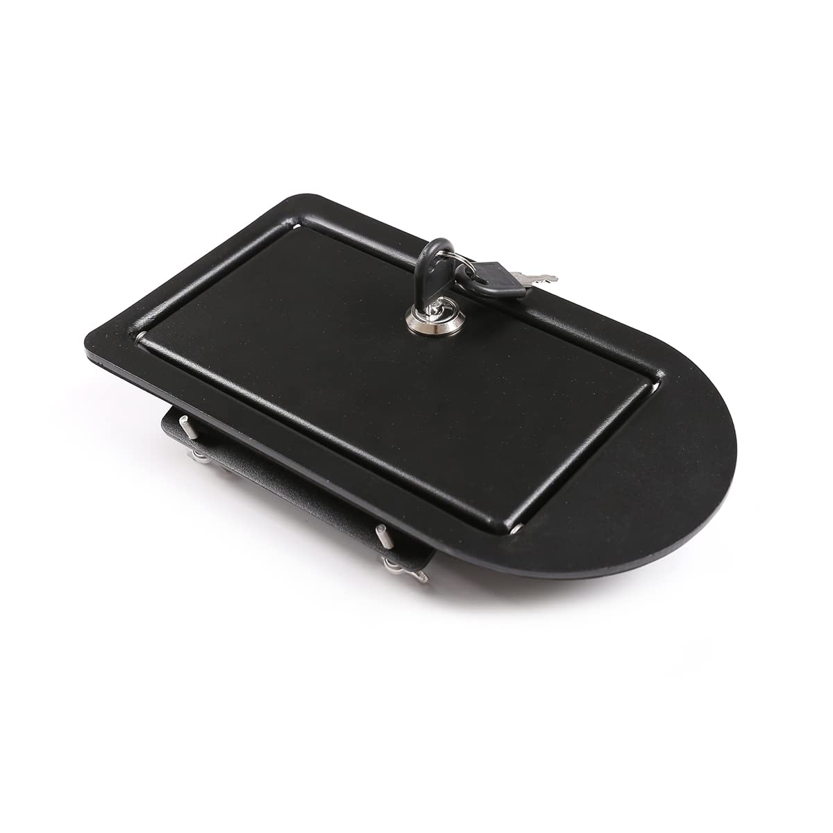 Bouchon de réservoir automatique avec clé Convient pour Land Rover Defender 2004-2019, bouchon de réservoir anti-vol pour Land Rover Defender accessoires, verrouillage de porte de réservoir