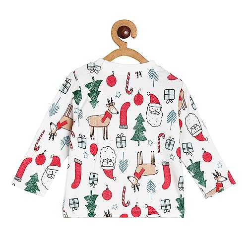 Image of miniklub Boys Animal Graphic Printed Round Neck Pure Cotton T-Shirt With Shorts