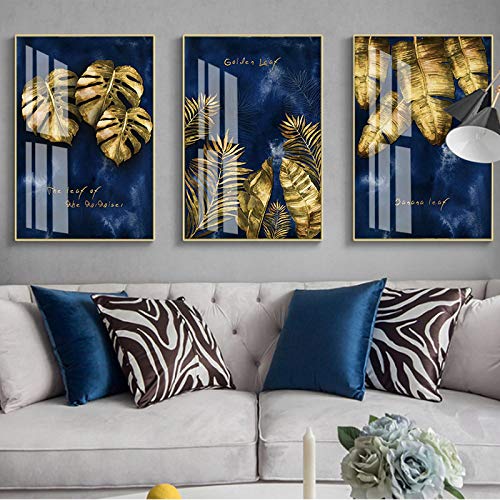 Décoration salon moderne avec ce triptyque d'affiches abstraites
