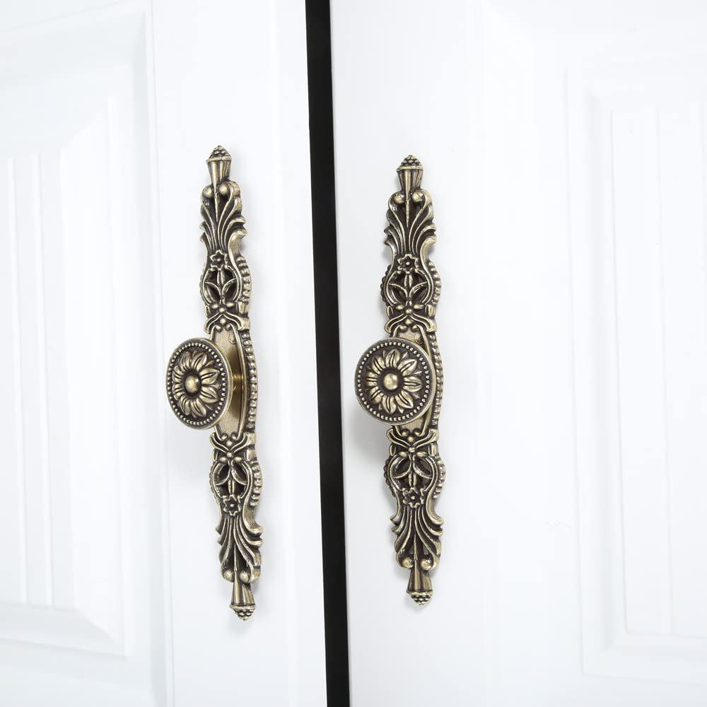 Lot De 5 Poignées De Porte Anciennes En Métal – Tailles Variées – Déco Vintage
