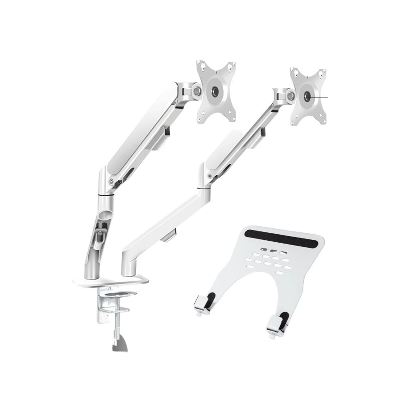 SaryEdge Screen Stand, Monitor Arm + Laptop Holder Full Dynamic Stand For 10-16" Laptops And 13-32" Computers LED LCD Screen Supports Tilt And Rotation,1-Xy360,1-Xy360-M22W