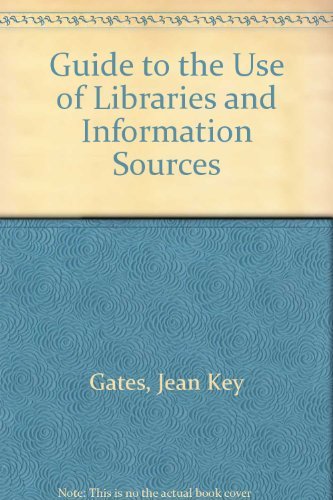 Amazon.com: Guide to the use of libraries and information sources ...