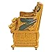 Design Toscano QL14557 Egyptian Décor Trinket Box - King Tut's Golden Throne Jewelry Box - Egyptian Statues,Full Color