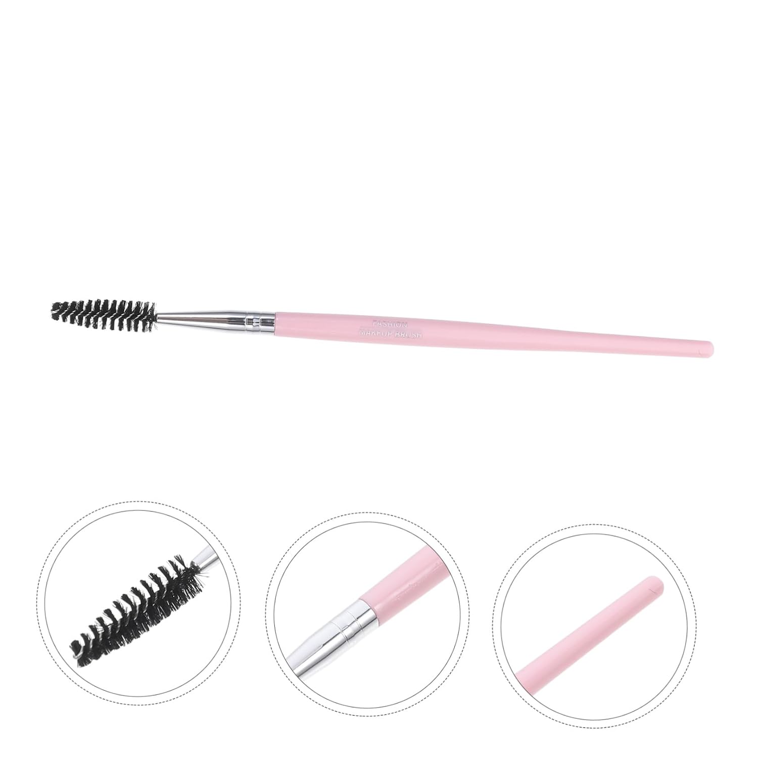 Didiseaon Elegant Eyelash Brow Brush Kit Makeup Tools for Travel Eyebrow Lash Brush Comb