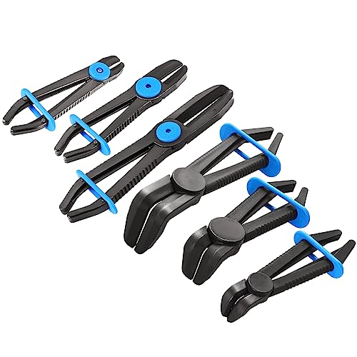 Atpeam Hose Clamp Pliers Pinch Off Pliers Set 6 Pcs Plastic Fuel Line Clamp Pliers Set For Fuel Hoses cover