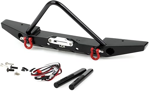 Racing 110th RC Crawler Car Metal Parachoques delantero para TRX4 Axial SCX10 II 90046 SCX10 disponible en Yaxa Peru