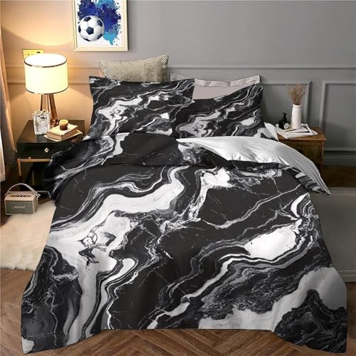 Parure de lit microfibre de qualité supérieure imprimé 3D tourbillons - 6