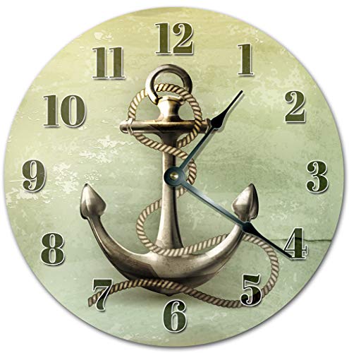 Reloj de Pared Vintage Ancla 10.5 pulgadas