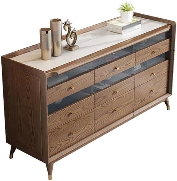Buffet Cabinet Nordic Restaurant Sideboard Home Kitchen Tableware Storage Cabinet Wine Bedroom Bedside Buffet Cabinet with Storage