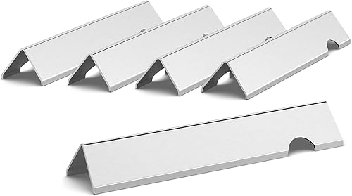 Miniatura 30 de QuliMetal Barras aromatizantes SUS304 para Weber Genesis II/LX 300 Series, Genesis II E-310, II E-330, II E-335, II S-335, II LX S/E-340