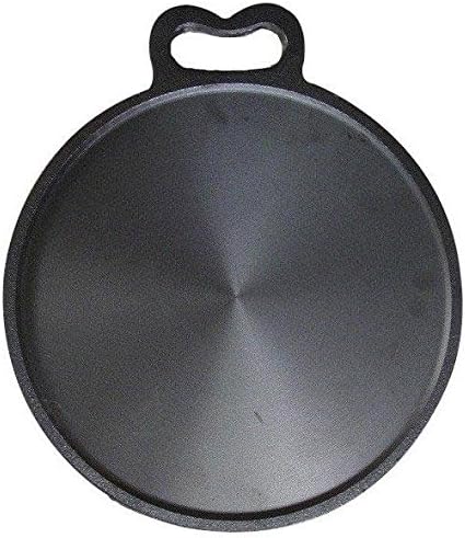 Bharath Agencies - Dosa Tawa 12 Inch Pre-Seasoned Cast Iron Dosa Pan