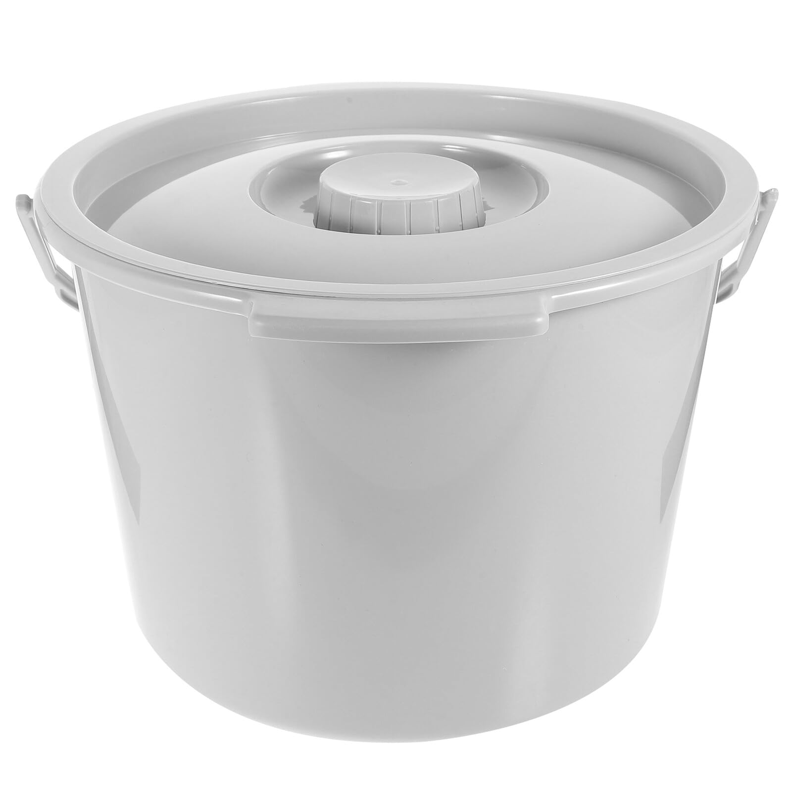 Healvian Vaso da Toilette Portatile in Plastica Coperchio, Design Compatto e Grande Capacità, per Bagno Campeggio e Uso Domestico Adulti