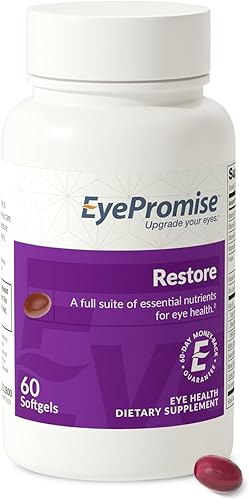 eyepromise restaurar Suplemento – Complete macular Salud Fórmula con Zeaxanthin & Lutein para ocular Nutrición