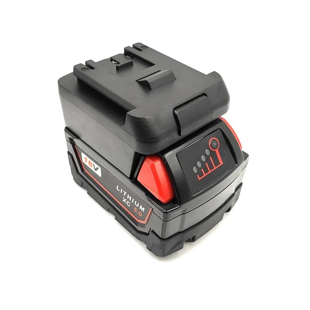 Compatible con el Adaptador de batería de Herramienta eléctrica Bosch Bat Series 18V Compatible con la batería de Litio Milwaukee M18 18V