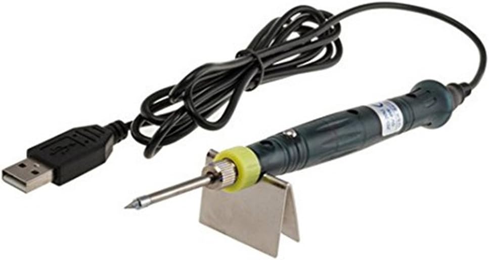 Hot Portable Electronic Tools USB Power Soldering Iron Long Life Tip + Touch Switch Protective Cap DC DIY Soldering Jobs 5V 8W with Stand Tool Kit