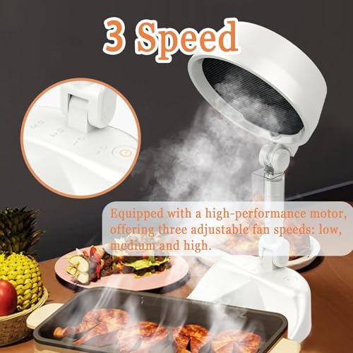 Hotte de cuisine portable contre les odeurs de cuisson en studio