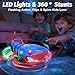 Laradola Shark RC Toy Car for Kids: 2.4GHz Remote Control Vehicle with LED Lights, 360° Spins & All-Terrain Action – Perfect Holiday Birthday for Boys Girls Ages 3-6